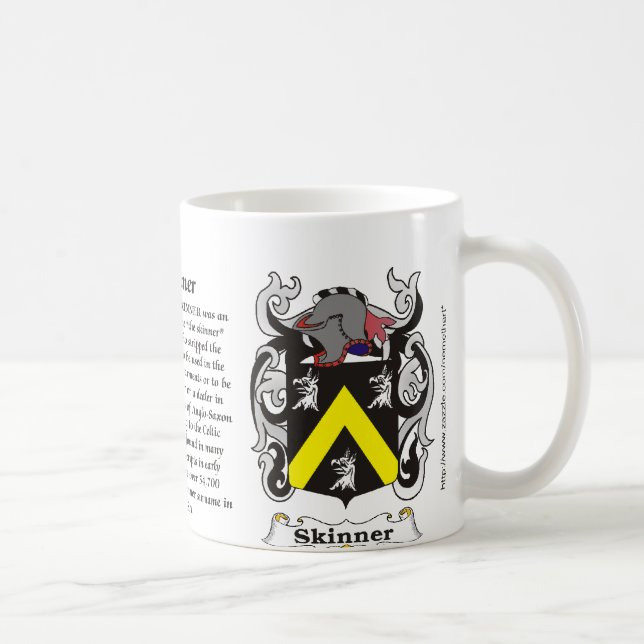 Skinner Family Coat of Arms mug (Right)
