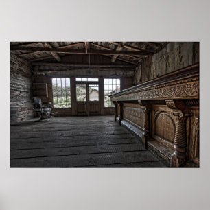 Skinner's Saloon -- Bannack Ghost Town Montana Poster