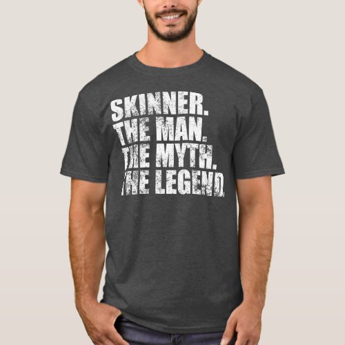 SkinnerSkinner Family name Skinner last Name Skinn T_Shirt