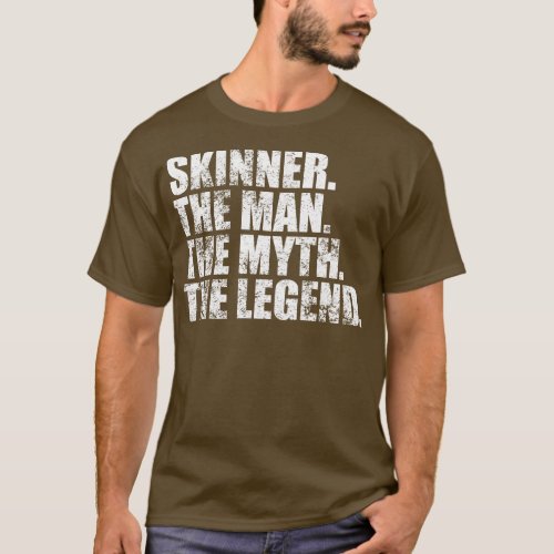 SkinnerSkinner Family name Skinner last Name Skinn T_Shirt