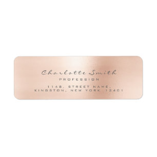 Skinny Blush Pink Rose Name RSVP Gray Label