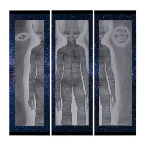 Skinny Bob Triptych Wall Art