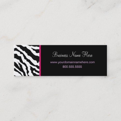 Skinny Business Card Template **Bold