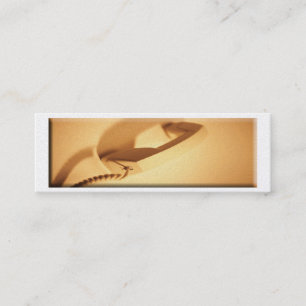 skinny business cards: mini business card