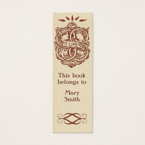 Skinny Card Bookmark Customizable Business Card