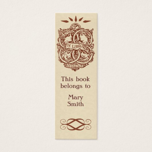 Skinny Card Bookmark Customizable (Front)