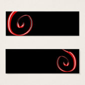 Skinny Card Red White & Black (Front & Back)