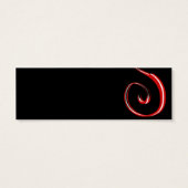 Skinny Card Red White & Black (Back)