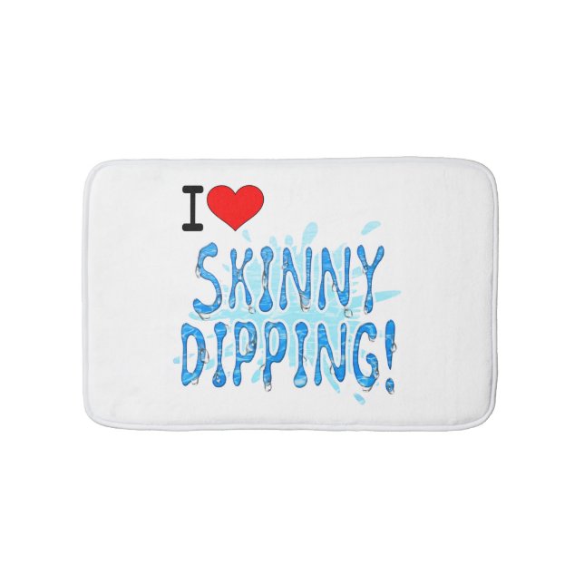 Skinny Dipping Bathroom Mat (Front)