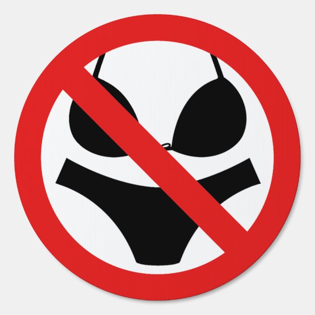 Skinny Dipping, No Swimwear Allowed, Sign (Front)
