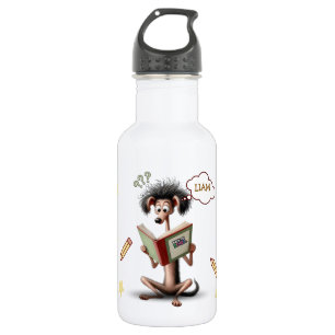 Skinny Doggy Back To School Kids Stainless Steel Water Bottle