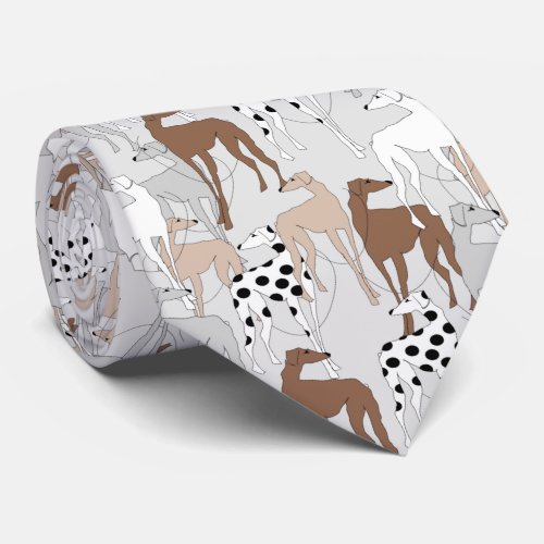 Skinny Dogs Light Grey Neck Tie