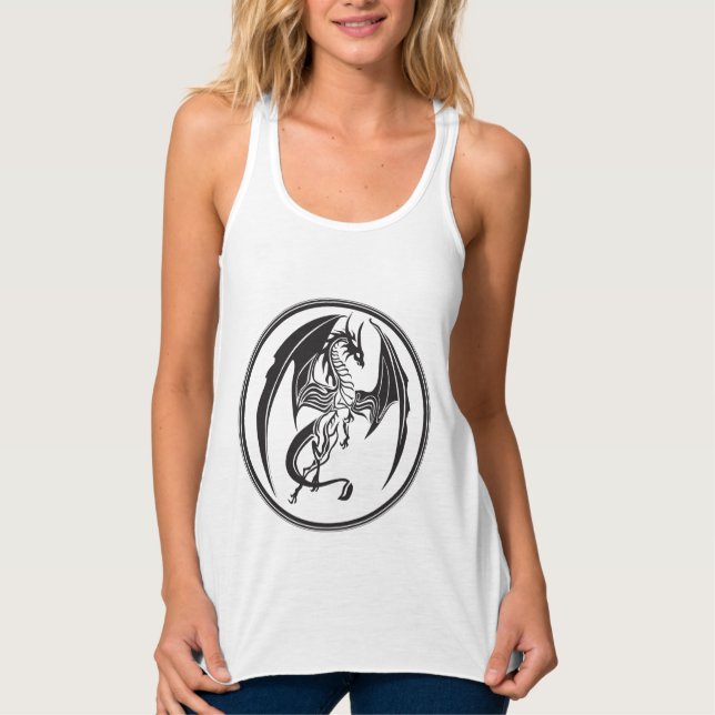 Skinny dragon... tank top (Front)