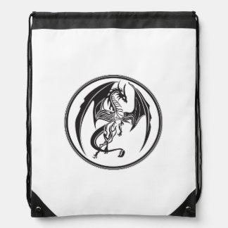 Skinny dragons... drawstring bag