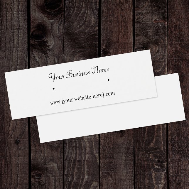 Skinny Earring Business Cards (Creator Uploaded)