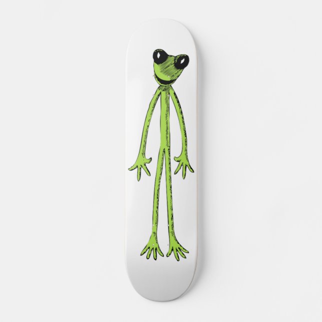 Skinny Frog Skateboard Deck (Front)