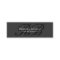 Skinny Gray Black White Monogram Business Card