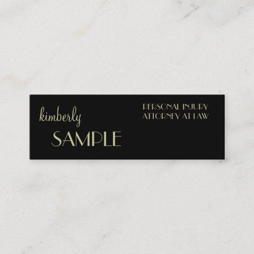 Customizable Skinny Business Cards