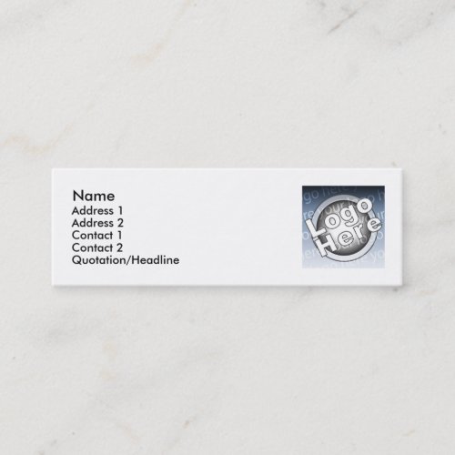 Skinny Business Card Templates