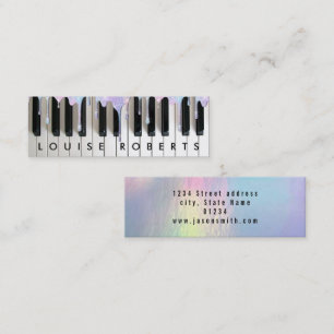 skinny music mini business card