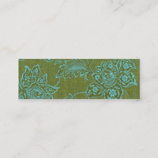 Customizable Skinny Profile Card - Flowers Business Card Template