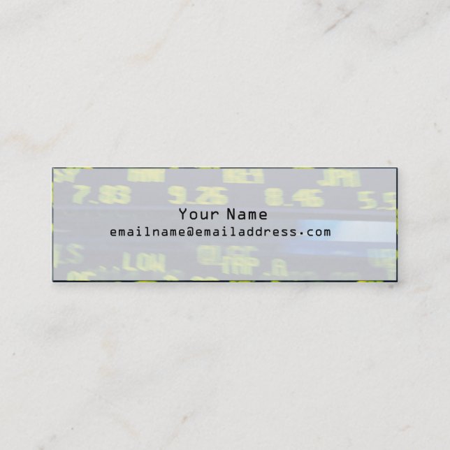 Skinny Profile Card - NYSE (Front)