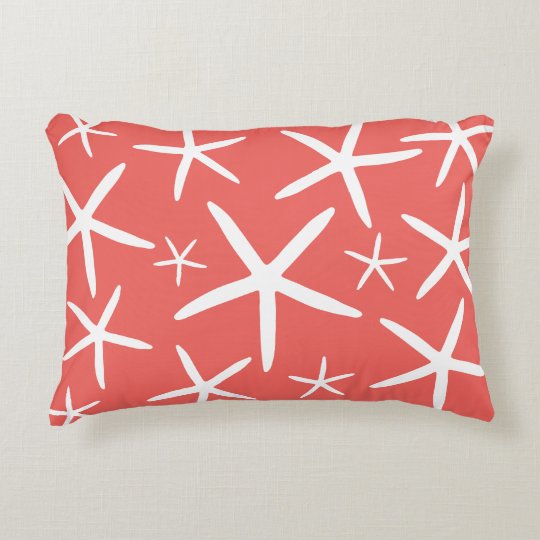 Skinny Starfish Coral Decorative Pillow Zazzle Interesting Long Skinny Decorative Pillows Skinny Starfish Coral Decorative Pillow Zazzle Interesting Long Skinny Decorative Pillows