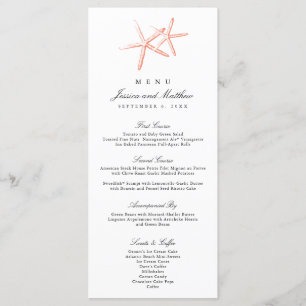 Skinny Starfish Menu