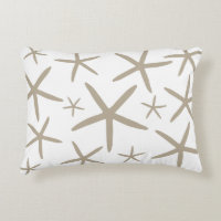 Skinny Starfish | Tan Sand Accent Pillow