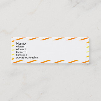 Skinny Stripes Mini Business Card