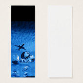 Skinny Vertical Freight Logistics Template Blue (Front & Back)