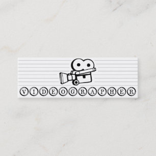 Skinny Videographer Business Card