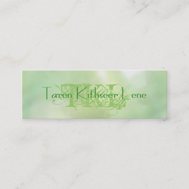 Skinny Warm Pastels Lime & Lemon Cloud Cards (Front)