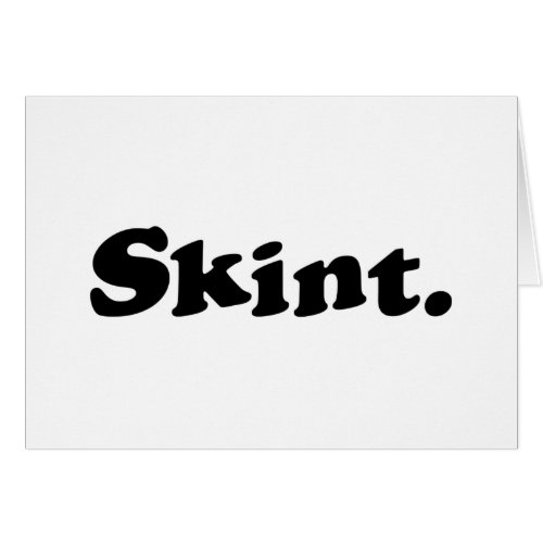 Skint Card
