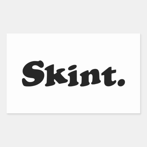 Skint Rectangular Sticker