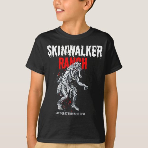 Skinwalker Ranch Site for Paranormal UFO and Yeti  T_Shirt