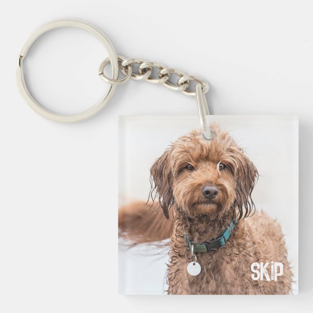 Skip 'A' Doodle 2 Keychain (Front)