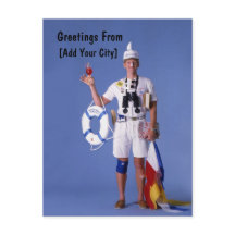 Skip Sayles™_humorous Greetings From postcard