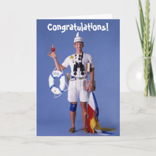 Skip Sayles™_sailing-themed Congratulations card