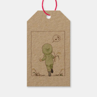 Skip with foxtail gift tags