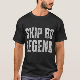 skipbo simple text funny game shirt
