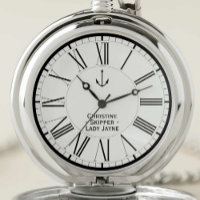 Skipper or Captain of Yacht or Boat Pocket Watch
