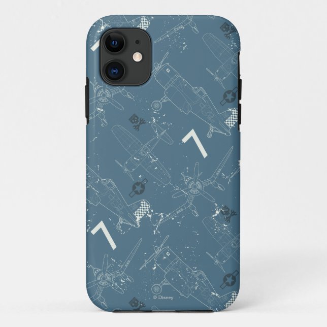 Skipper Pattern Case-Mate iPhone Case (Back)