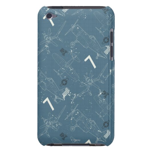 Skipper Pattern iPod Touch Case (Back)
