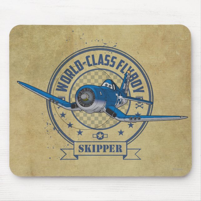 Skipper - World Class Flyboy Mouse Pad (Front)