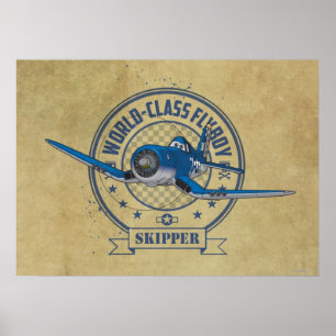 Skipper - World Class Flyboy Poster