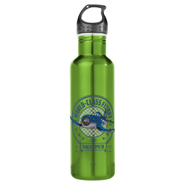 Skipper - World Class Flyboy Stainless Steel Water Bottle (Front)
