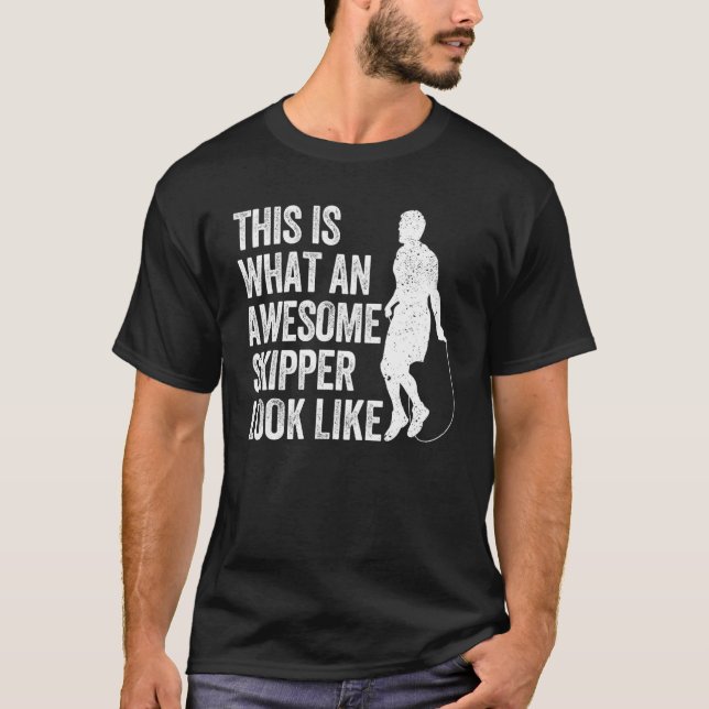  Skipping Rope Jumping Rope T-Shirt (Front)
