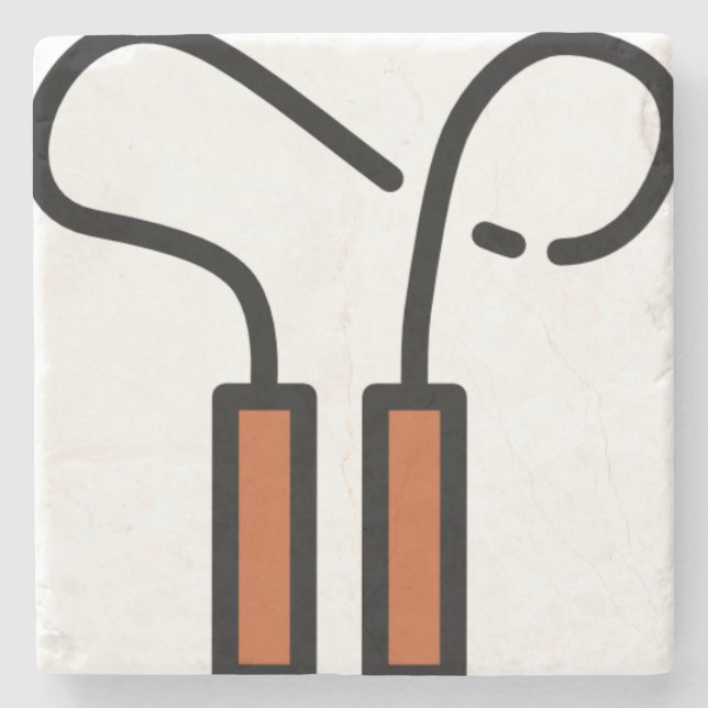 skipping-rope stone coaster (Front)
