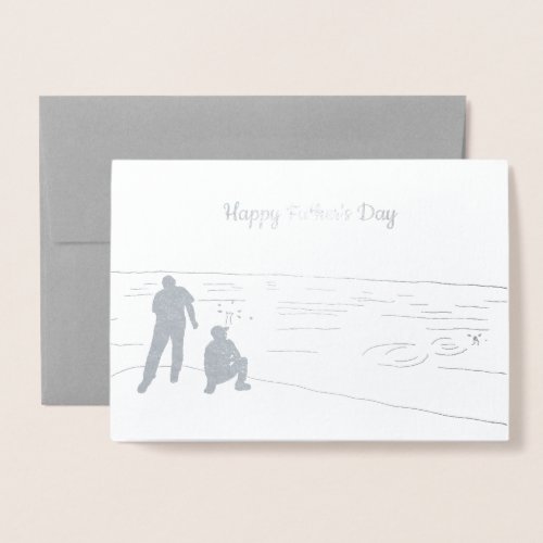 Skipping Stones Fathers Day card
